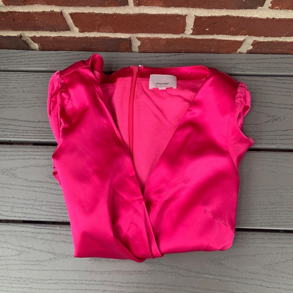 cinq a sept Layne Faux Wrap Mini Dress - Picture 1 of 14